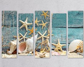 Декоративен  панел за стена Морска раковина - 09006