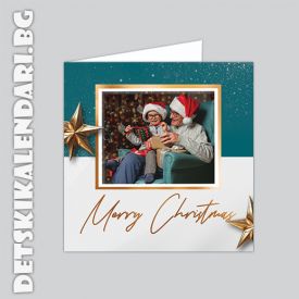 Коледна картичка с Ваша снимка - 1052