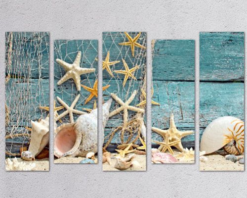 Декоративен  панел за стена Морска раковина - 09006